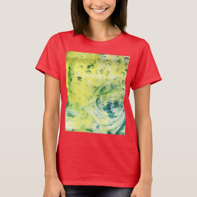 Women's St. Patrick' Day Designed Shirt. T-Shirt (Front)