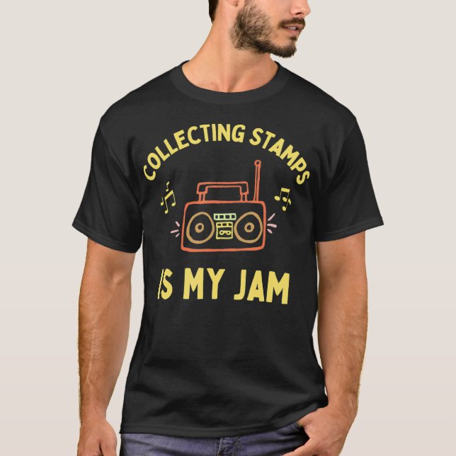Womens Stamp Collector Funny Stamp Collecting is M T-Shirt (Front)