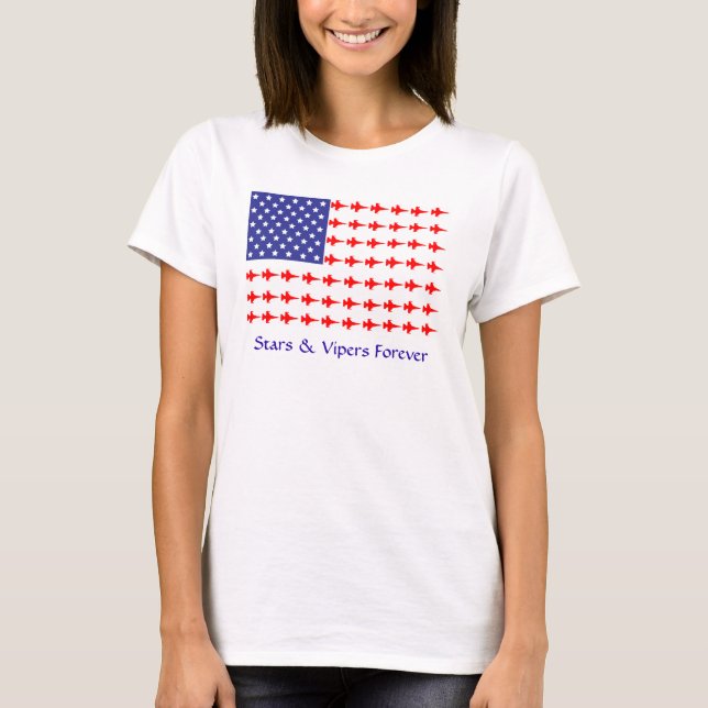 Womens Stars & Vipers Forever Fitted Shirt (Front)