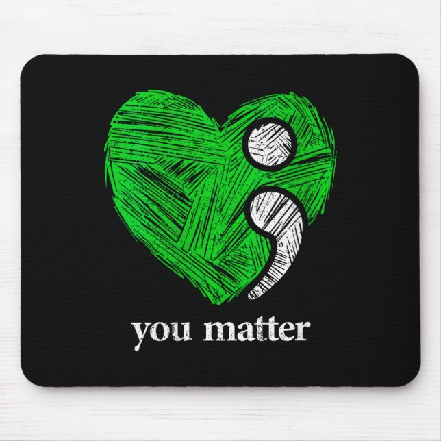 Women's stay because tomorrow will needs mental mouse pad (Front)