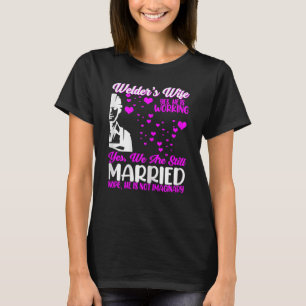 Womens Stick Welding Valentine's Day Welder's Wife T-Shirt