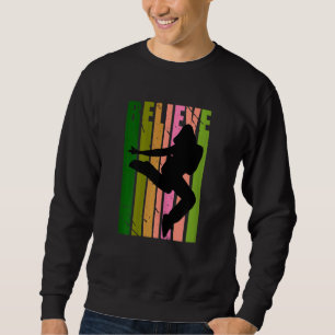 Womens Street Dancer Dancing Motivational Breakdan Sweatshirt