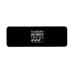 Womens Stubborn Giant Schnauzer Tricks, Funny