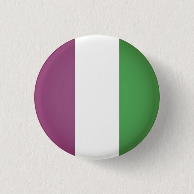 Women's Suffrage Badge 1 Inch Round Button (Front)