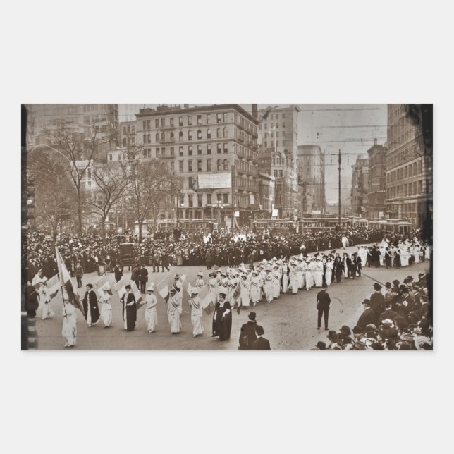 Women's Suffrage Parade 1912 Sticker (Front)