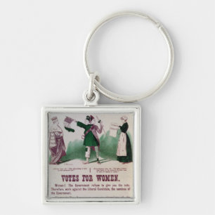 Women's Suffrage Poster Keychain
