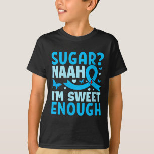 Womens Sugar_ Naah Im Sweet Enough V-neck T-Shirt