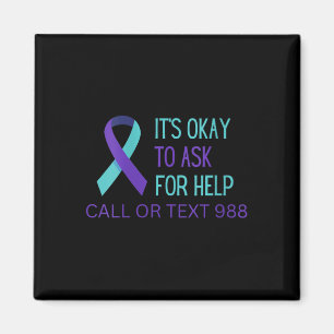Womens Suicide Prevention 988 Hotline Shirt 988 Su Magnet