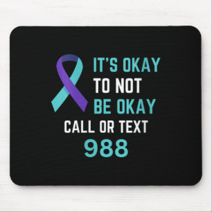 Womens Suicide Prevention 988 Hotline Shirt 988 Su Mouse Pad