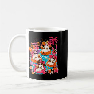 Womens Summer Halloween Summer Vibes Spooky Coffee Mug