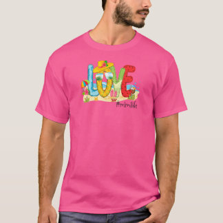 Womens Summer Love Mimilife Mimi Love Beach Vacati T-Shirt
