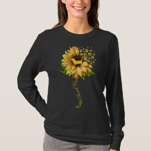 Womens Sunflower Basset Hound Mom Dog T-Shirt