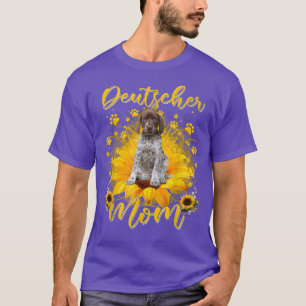 Womens Sunflower German Shorthaired Pointer Mom Do T-Shirt