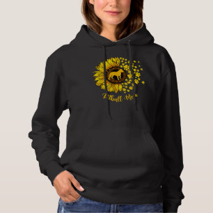 Womens Sunflower Pitbull Mom Dog Lover 438 Hoodie