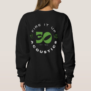 Womens sweatshirt - Alien fireitup + 30th Seal