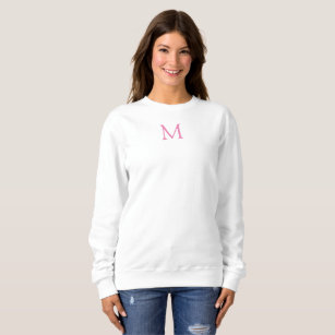 Womens Sweatshirt Double Sided Monogram Clothing