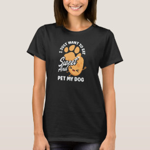 Womens Sweet Potato Vegetable  Dog Owner T-Shirt