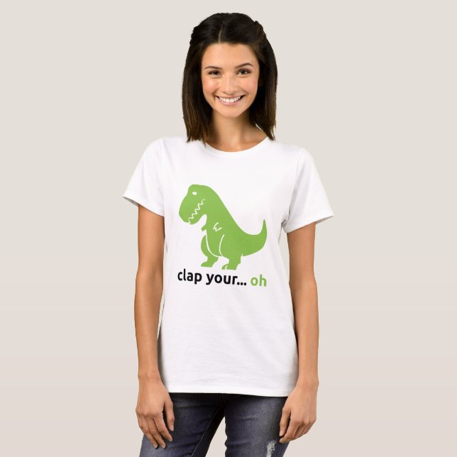 Women's "T-Rex" Basic T-Shirt (Front Full)