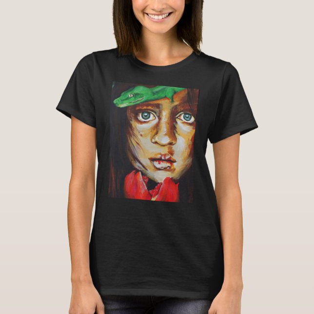 Women's T-Shirt - Eve and the Serpent (Front)