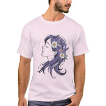 Women's T-Shirt for boho and aesthetic style 