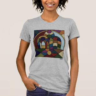 Women's T-Shirt in Colorblock
