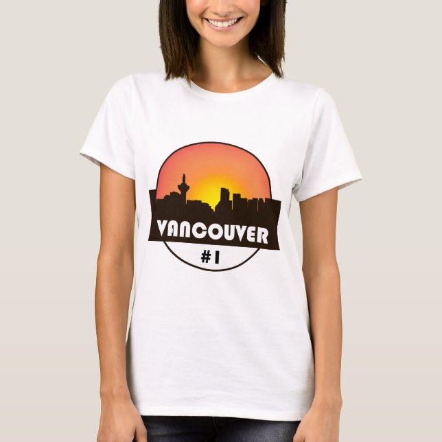 Women's t-shirt with @Vancouver_Canada logo print (Front)