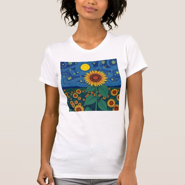 Women's T-Shirts Sunflower (Front)