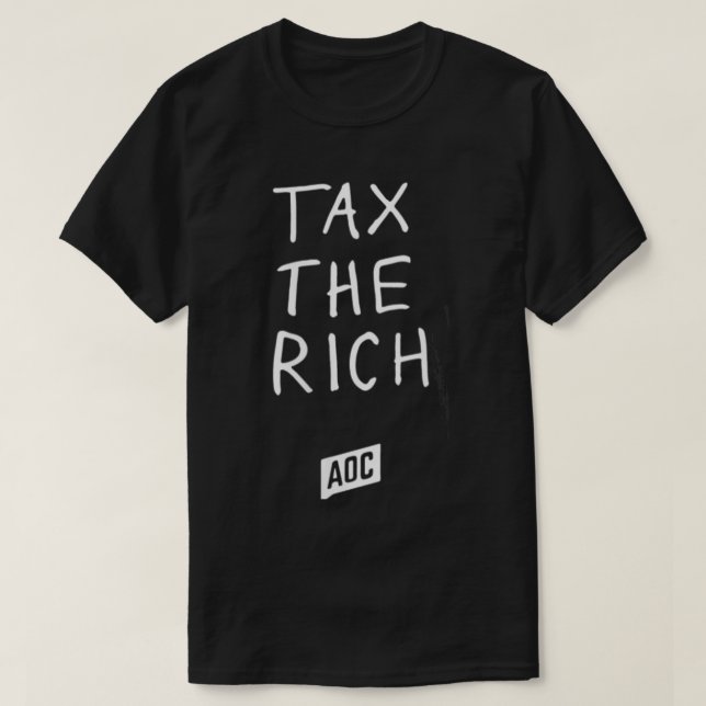 Womens Ta The Rich Aoc VNeck  T-Shirt (Design Front)
