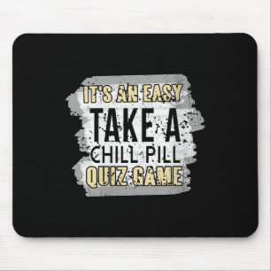 Womens Take A Mind Pause Funny Relax Quiz Game Lin Mouse Pad