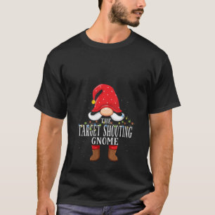 Womens Target shooting Gnome Matching Christmas Fa T-Shirt