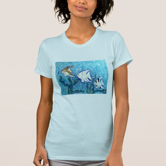 Women's tee -Tropical Angel Fish