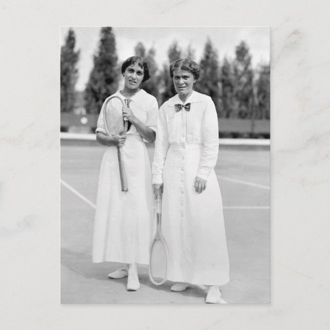 Women's Tennis Champions, 1913 Postcard (Front)
