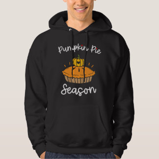 Womens Thanksgiving Motif for Woman - Pumpkin Pie Hoodie