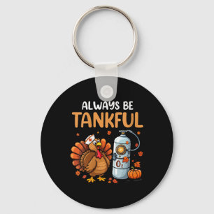 Womens Thanksgiving Respiratory Therapy Therapist  Keychain
