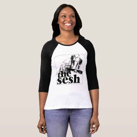 Women's "the sesh" Logo 3/4-Sleeve T-Shirt
