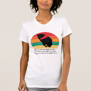 Womens There is Always Light - Amanda Gorman Funny T-Shirt