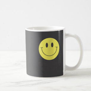 Womens Think Happy Be Happy Smile Face Motivationa Coffee Mug