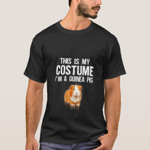 Womens This Is My Costume I'm A Guinea pig Tee Shi