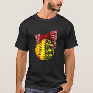 Womens This Memaw Loves Her Softball Girl Softball T-Shirt