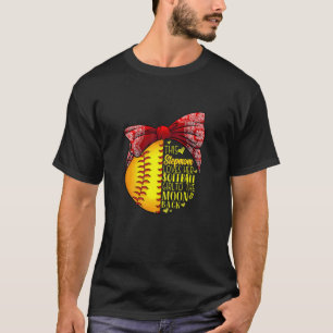 Womens This Stepmom Loves Her Softball Girl Softba T-Shirt