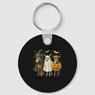 Womens Three Halloween S Cosplay Witch Boo Carved Keychain