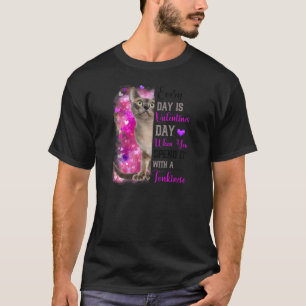 Womens Tomkinese Cat Mom Valentines Day Cat Mama M T-Shirt