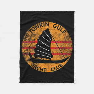 Womens Tonkin Gulf Yacht Club 7th Fleet Vietnam Ve Fleece Blanket