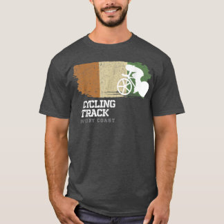 Womens Track Cycling Ivory Coast Road Bike Speed C T-Shirt