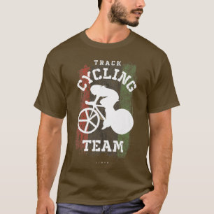 Womens Track Cycling Libya Road Bike Speed Cyclist T-Shirt