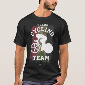 Womens Track Cycling Sudan Road Bike Speed Cyclist T-Shirt