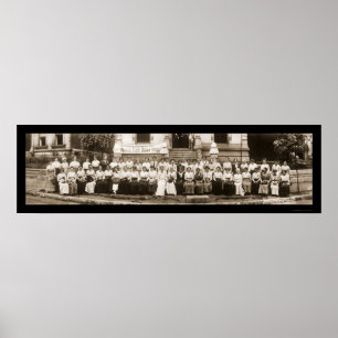 Womens Trade League Photo 1913 Poster
