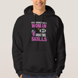 Womens Trap Shooting Quote For Your Trap Shooter W Hoodie