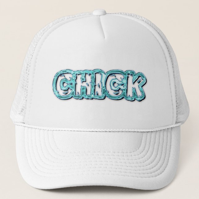 Womens' trucker hat for sale. (Front)
