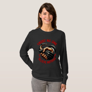 Women's Trust No One Long Sleeve Tee - Believe Not